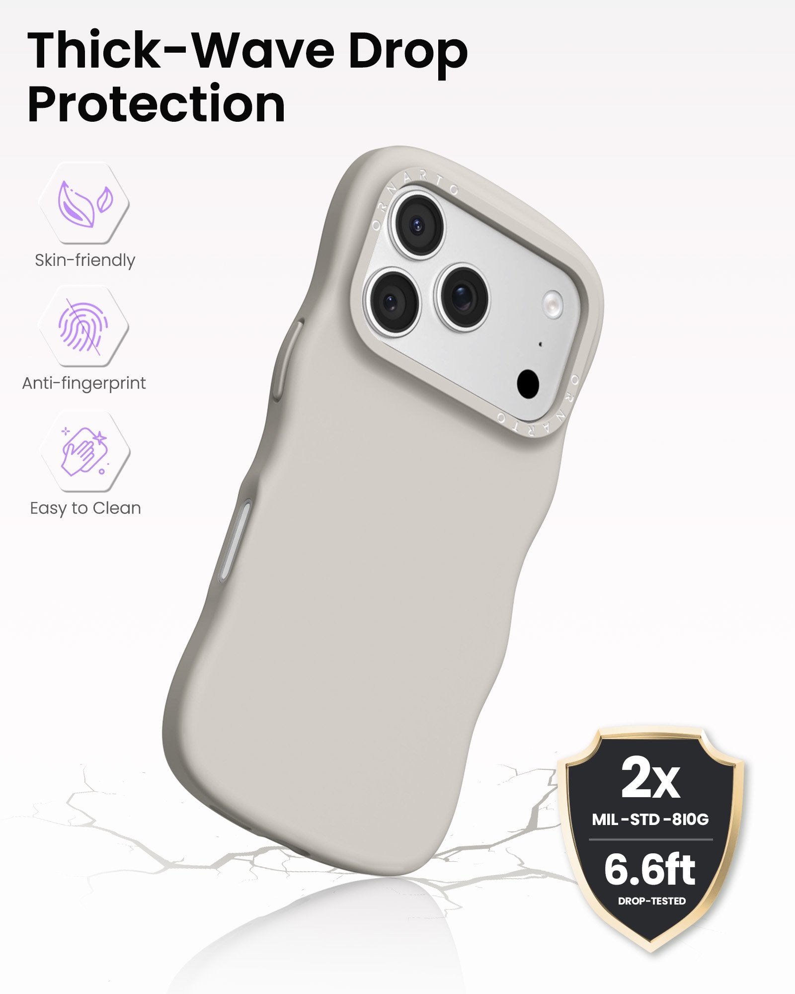 Wavy Liquid Silicone for iPhone 17 Series