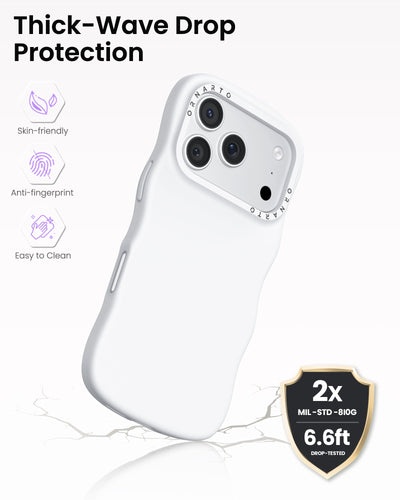 Gewelltes Flüssigsilikon für die iPhone 17 Serie