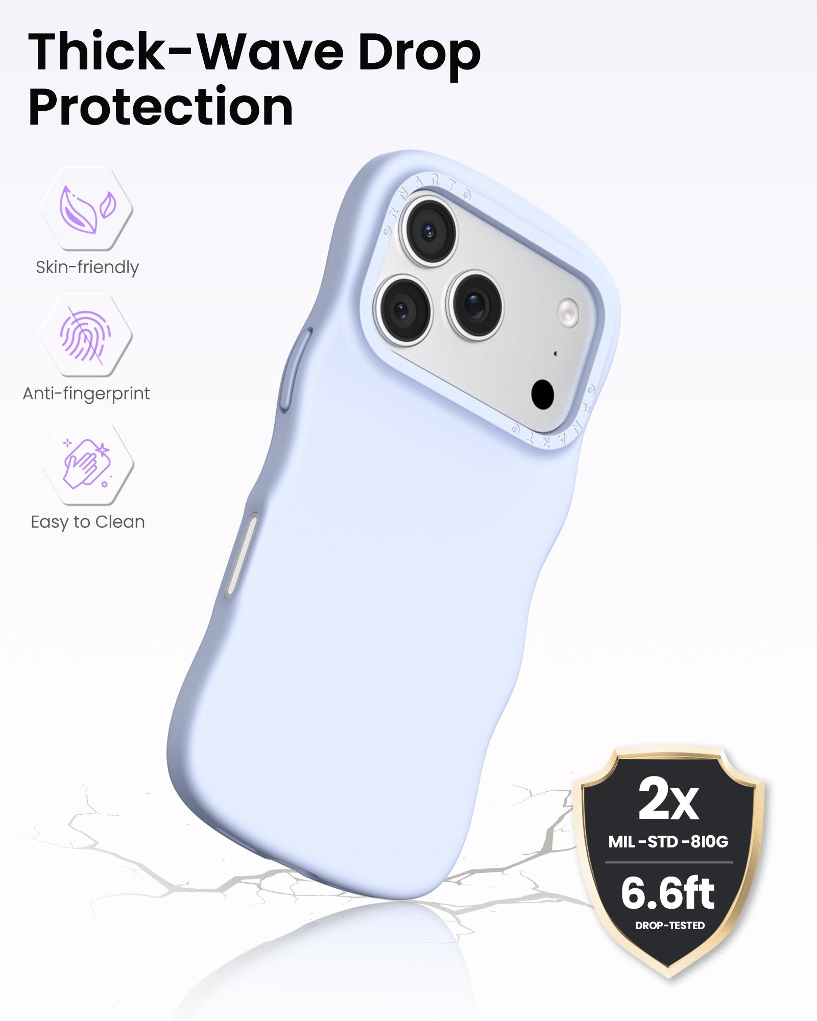 Wavy Liquid Silicone for iPhone 17 Series