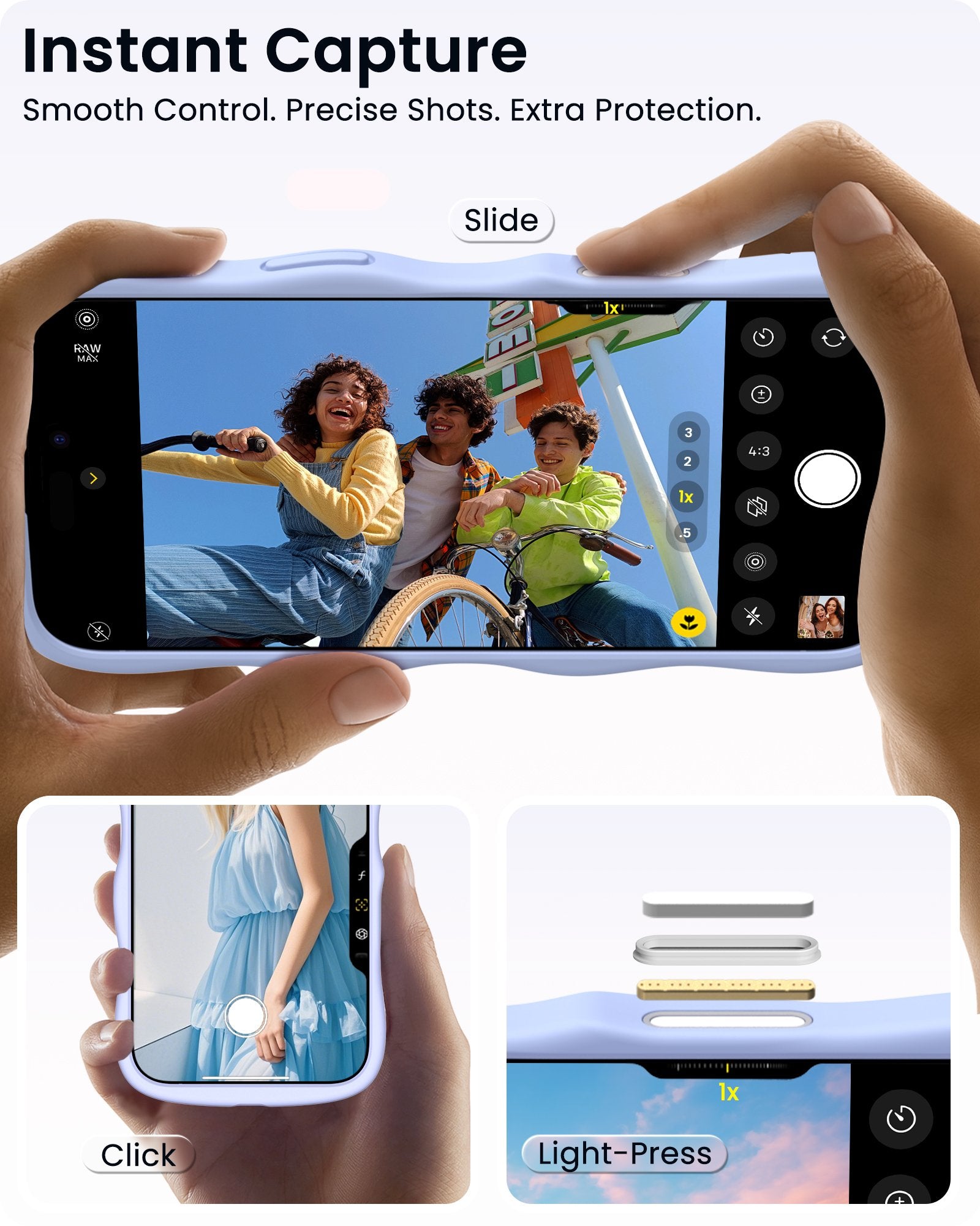 Wavy Liquid Silicone for iPhone 17 Series