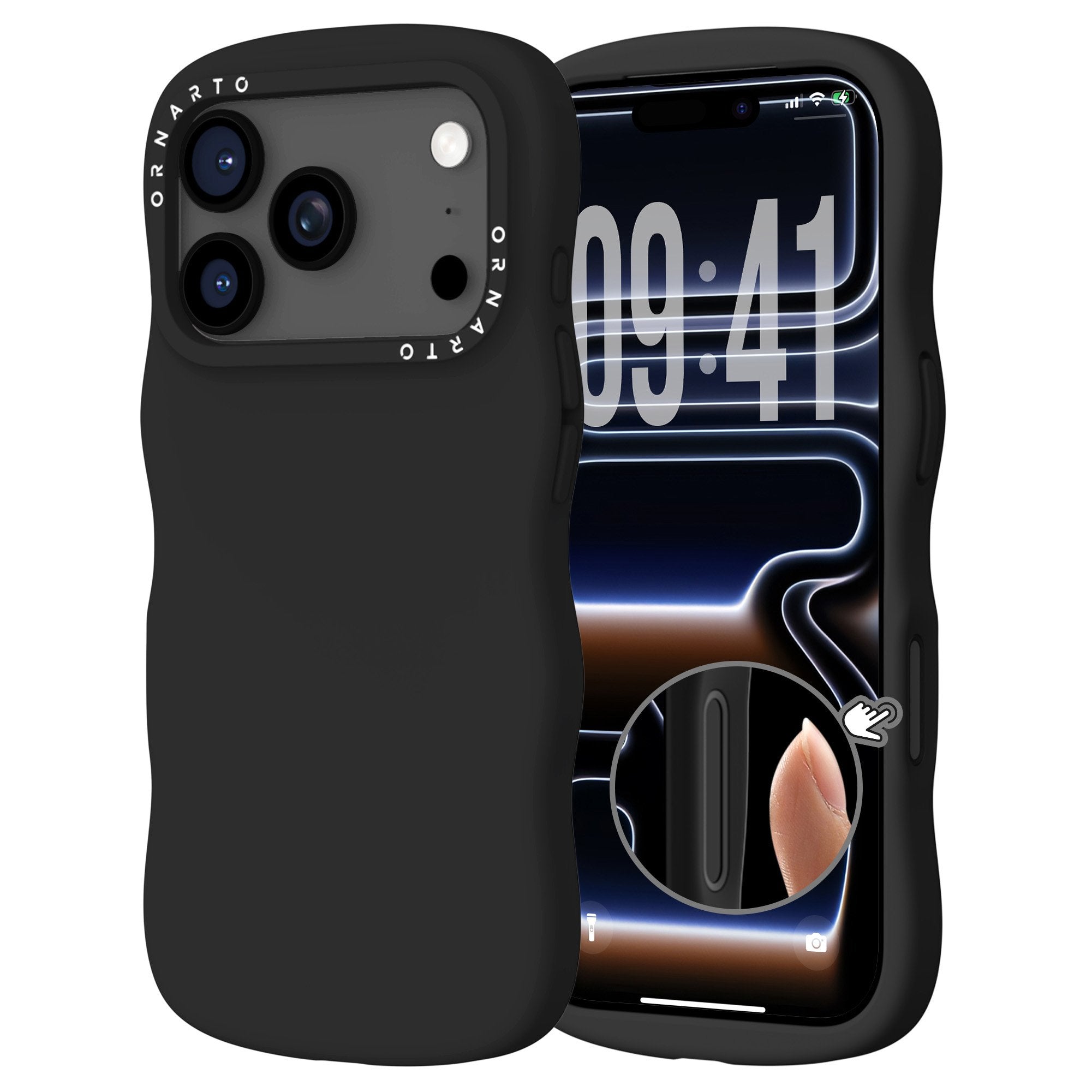 Wavy Liquid Silicone for iPhone 17 Series