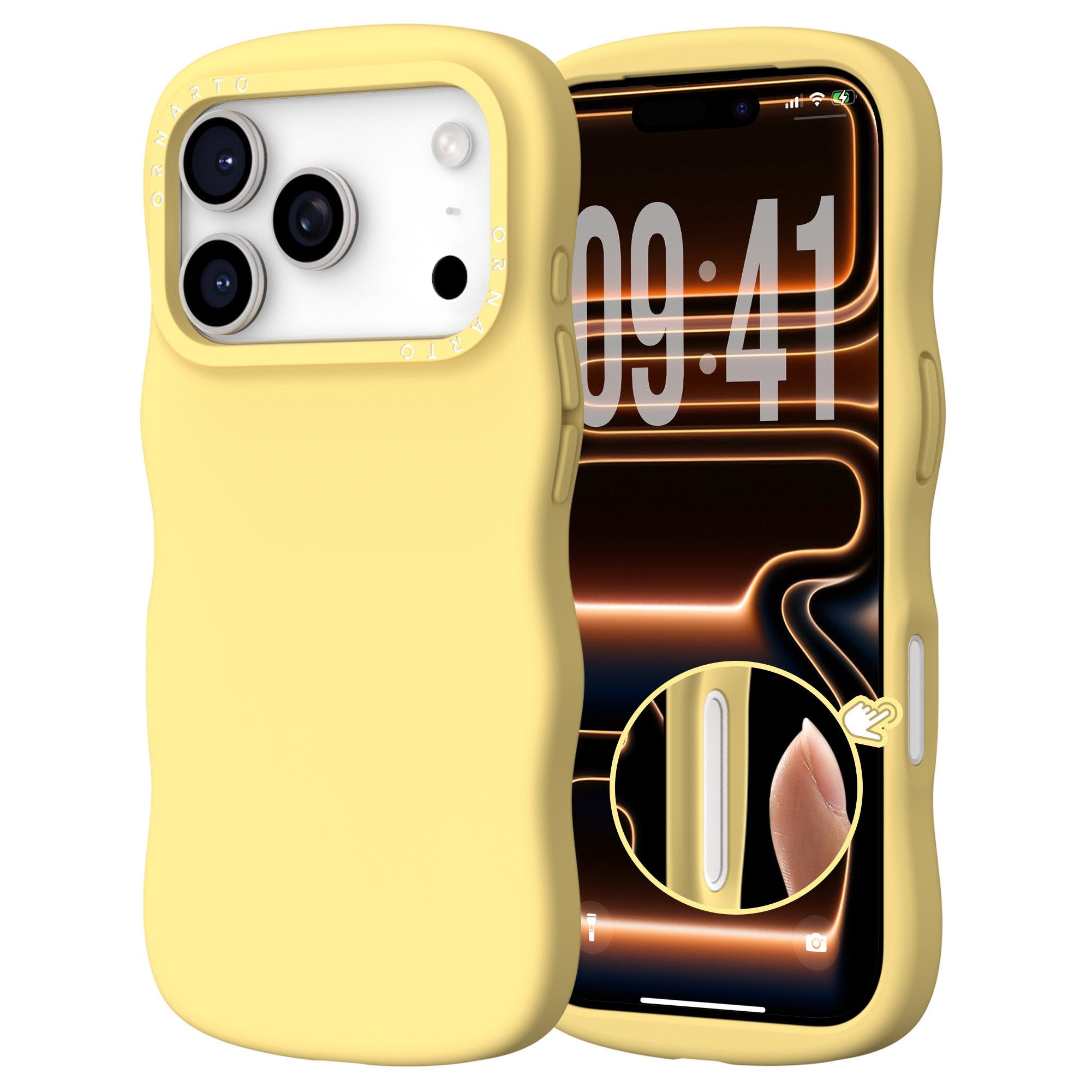 Wavy Liquid Silicone for iPhone 17 Series