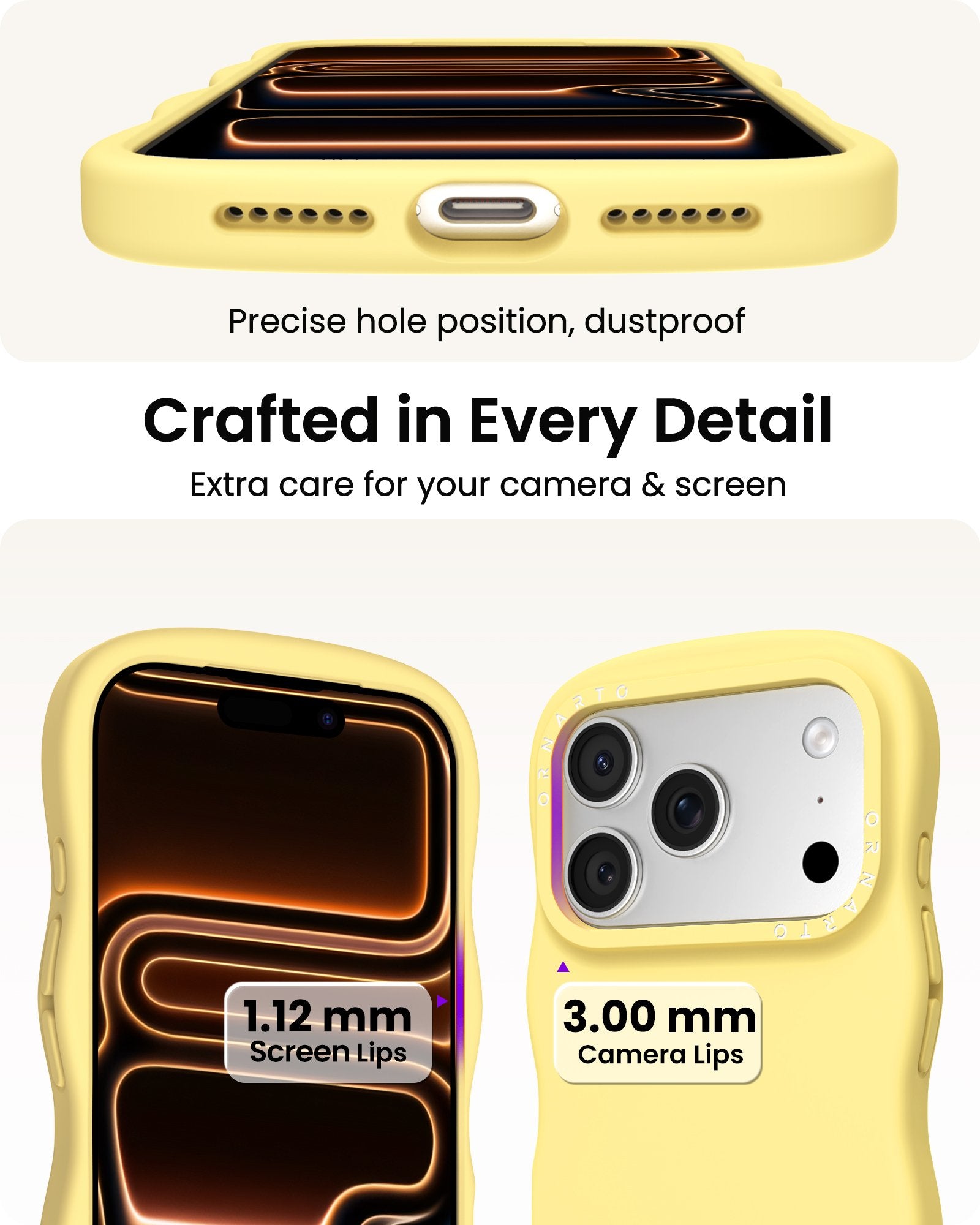 Wavy Liquid Silicone for iPhone 17 Series