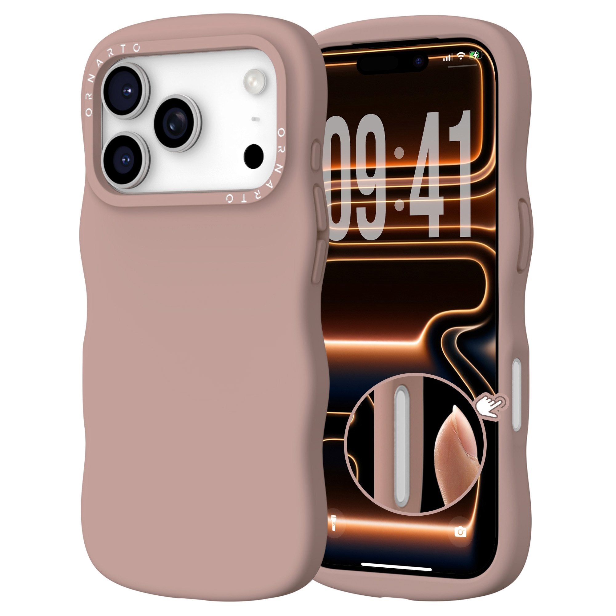 Wavy Liquid Silicone for iPhone 17 Series