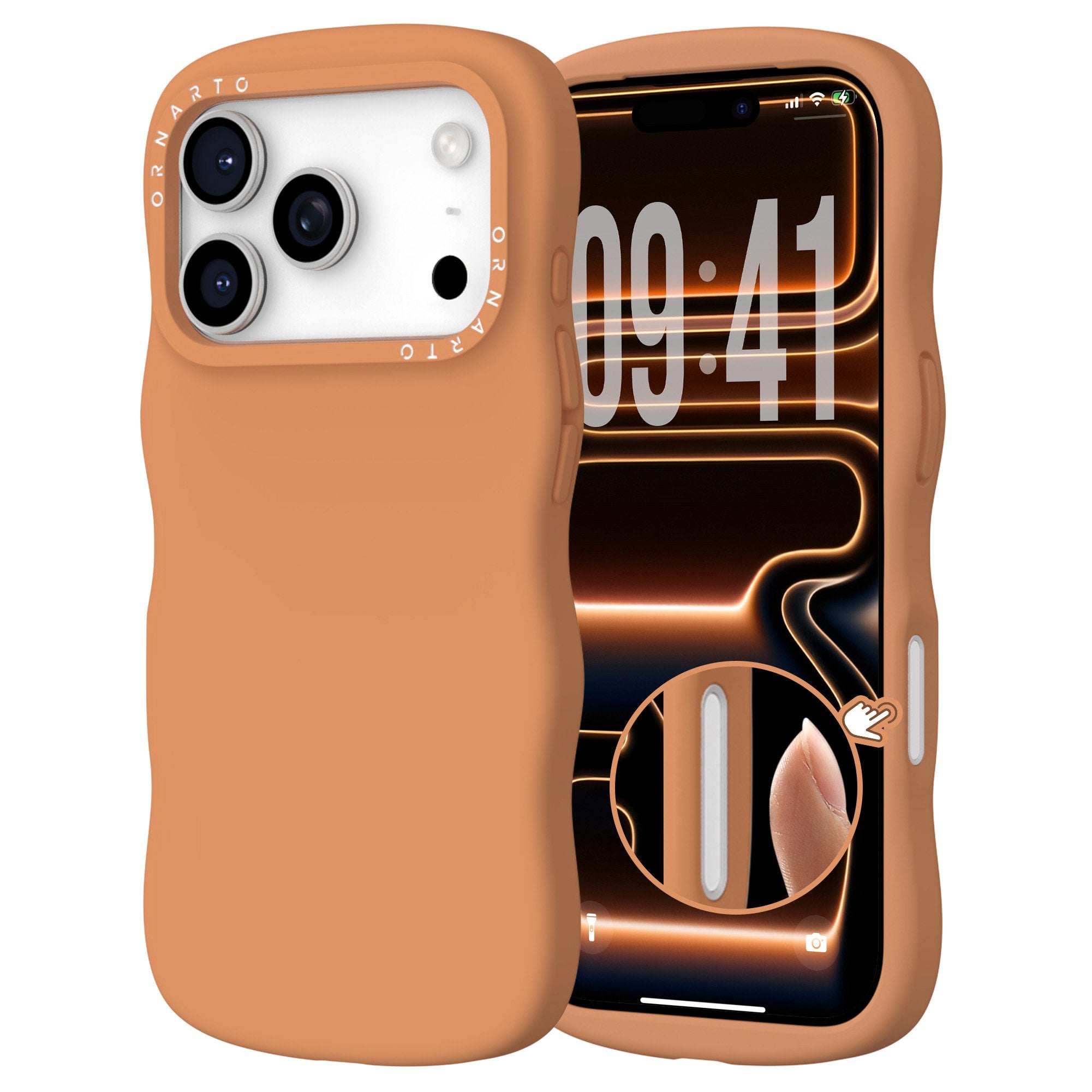 Wavy Liquid Silicone for iPhone 17 Series