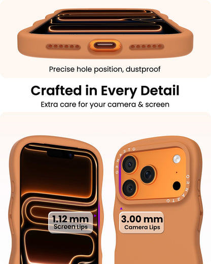 Wavy Liquid Silicone for iPhone 17 Series