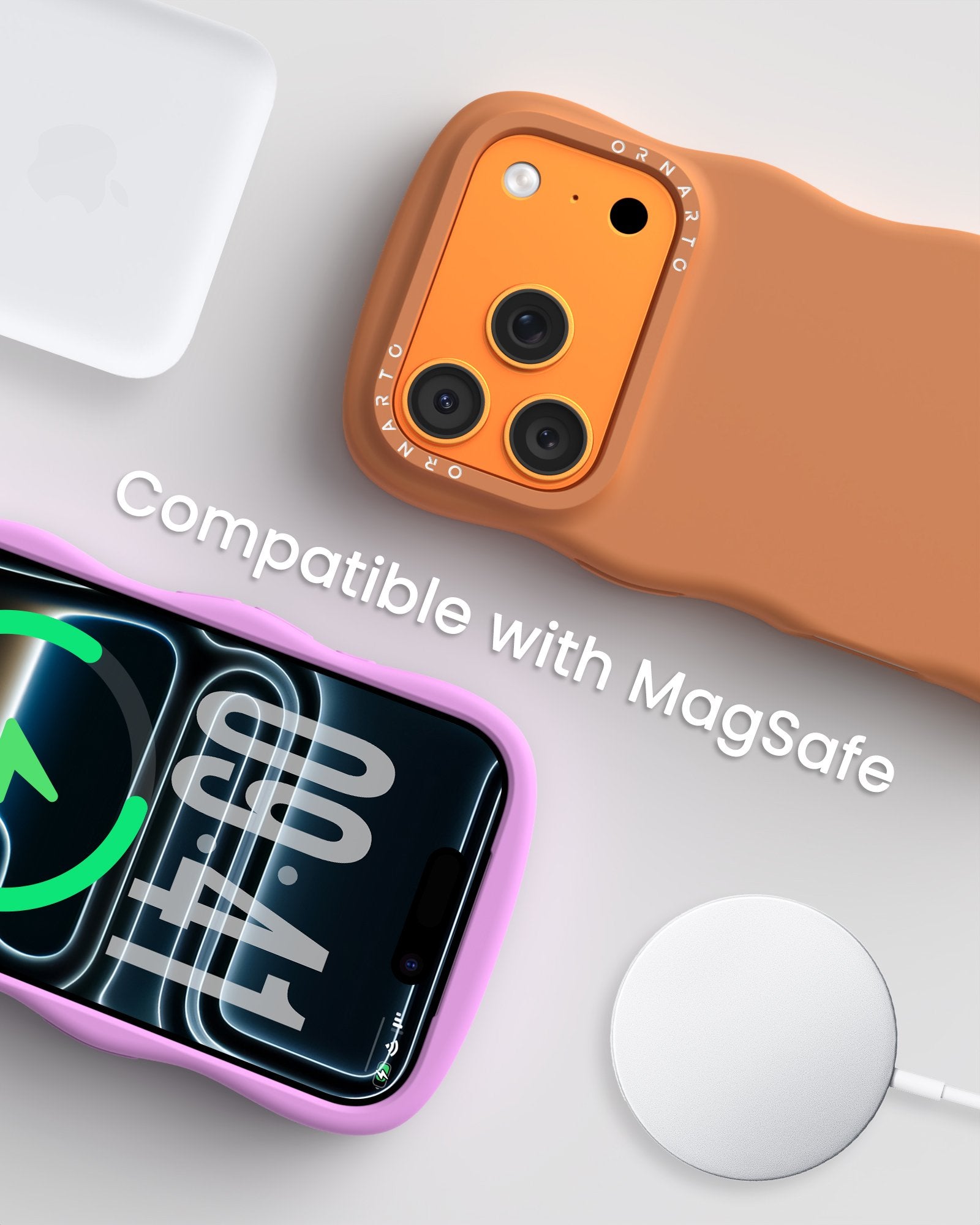 Wavy Liquid Silicone for iPhone 17 Series