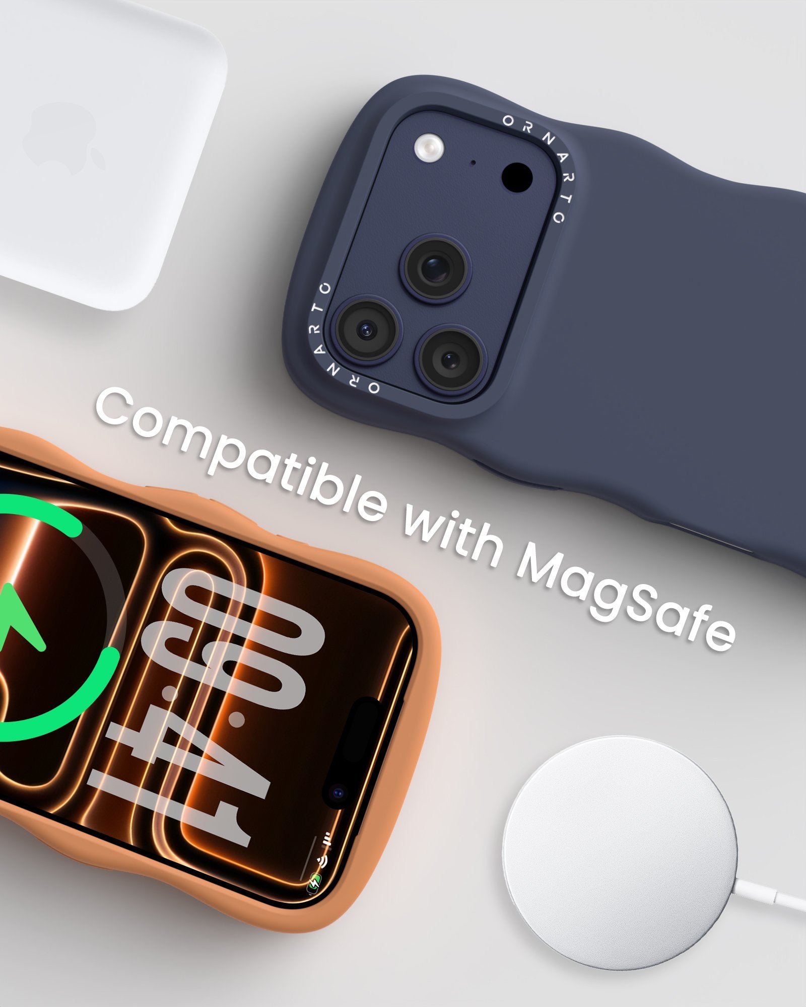 Wavy Liquid Silicone for iPhone 17 Series