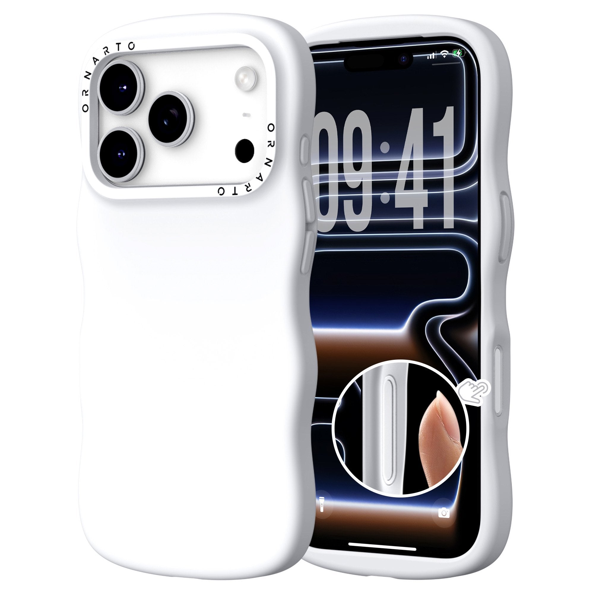 Wavy Liquid Silicone for iPhone 17 Series