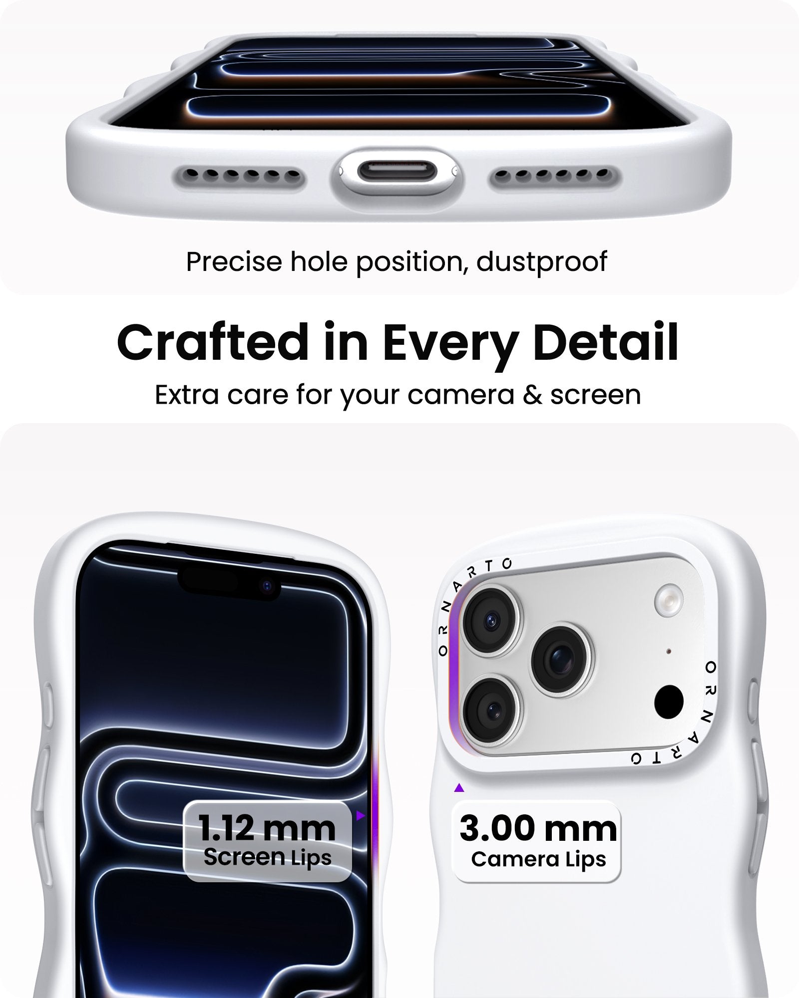 Wavy Liquid Silicone for iPhone 17 Series