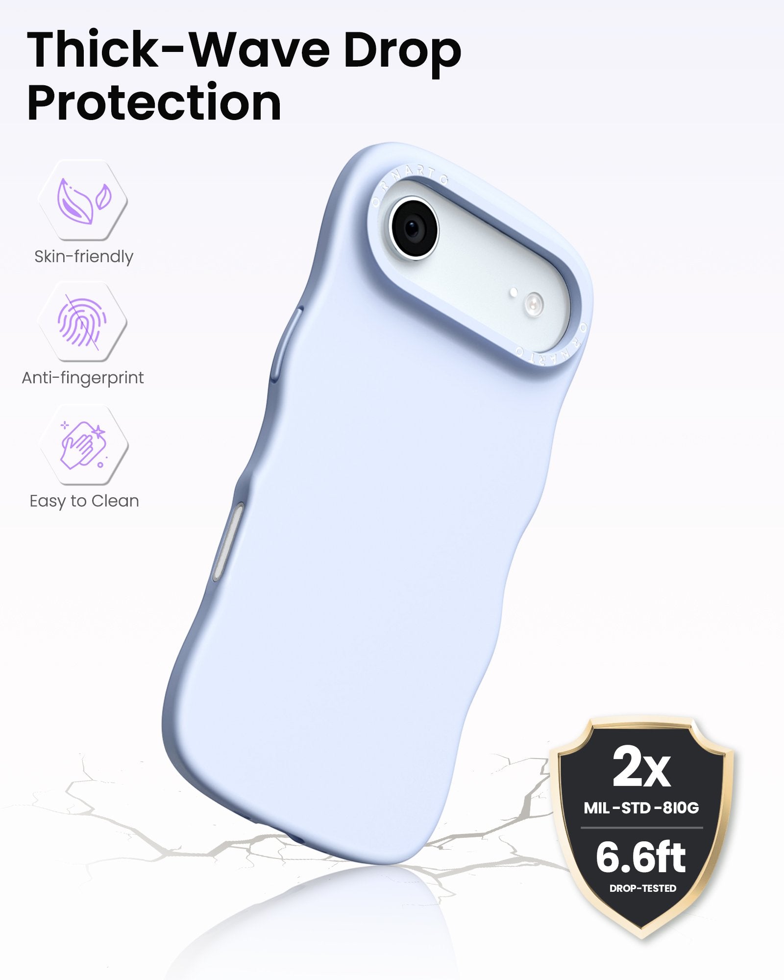 Wavy Liquid Silicone for iPhone 17 Series