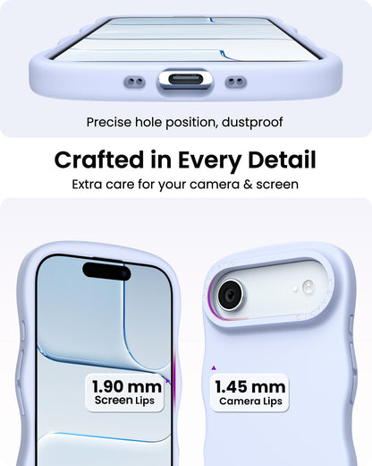 Wavy Liquid Silicone for iPhone 17 Series