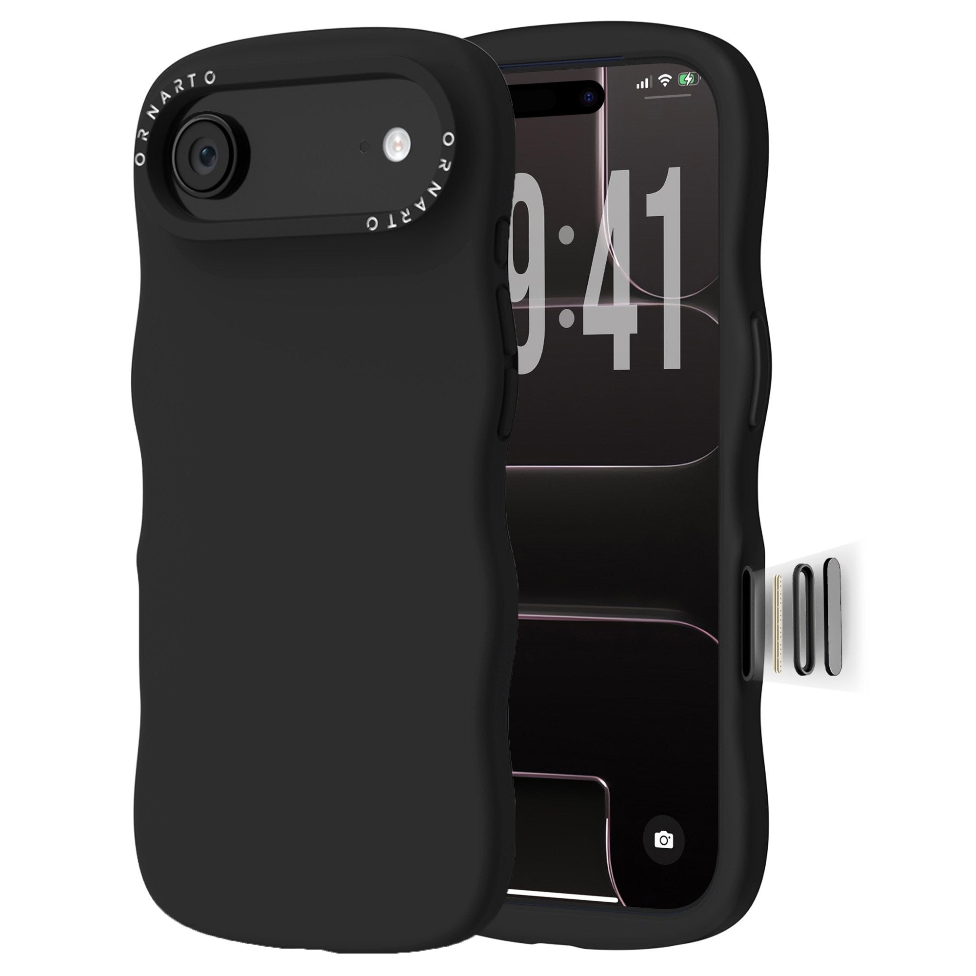 Wavy Liquid Silicone for iPhone 17 Series