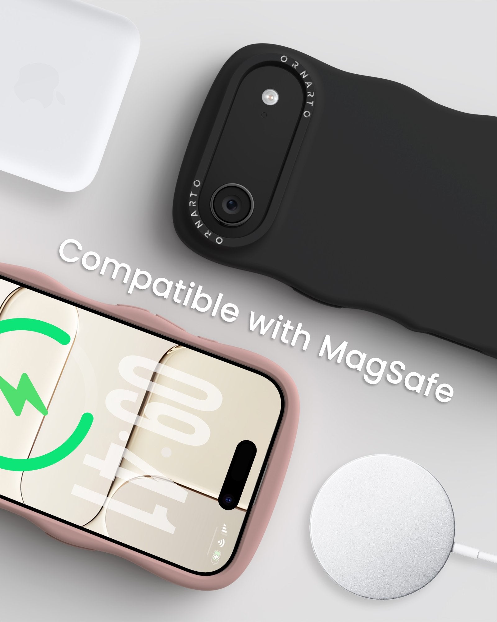 Wavy Liquid Silicone for iPhone 17 Series