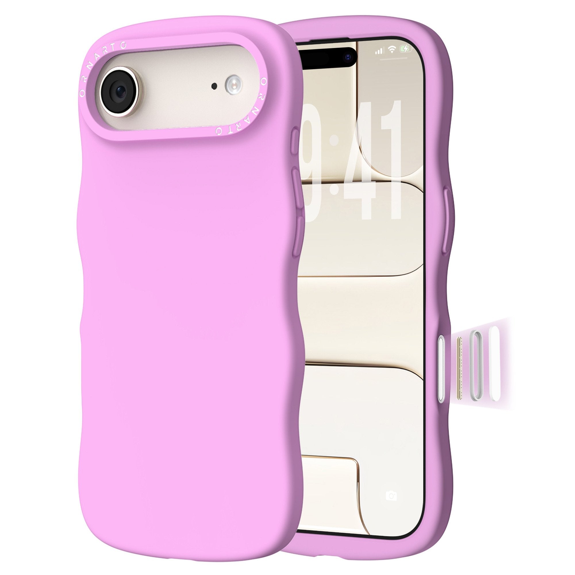 Wavy Liquid Silicone for iPhone 17 Series