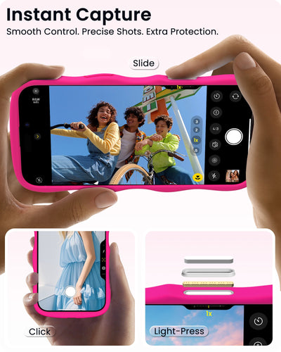 Gewelltes Flüssigsilikon für die iPhone 17 Serie