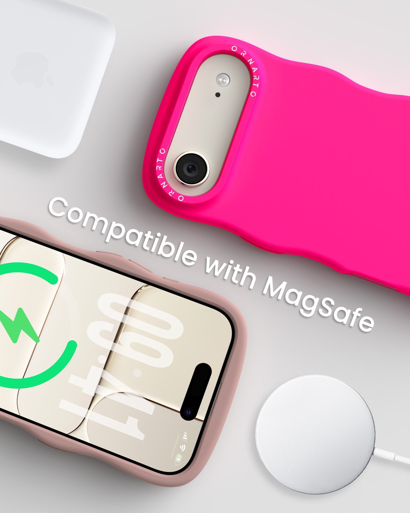 Wavy Liquid Silicone for iPhone 17 Series