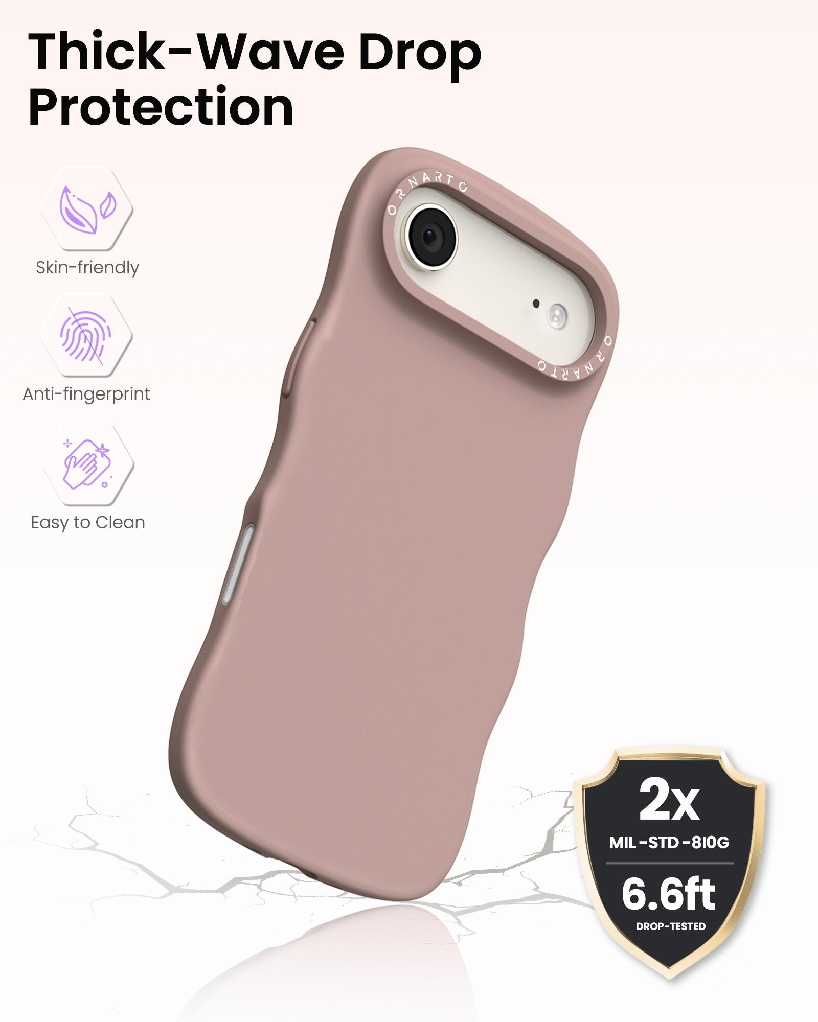 Wavy Liquid Silicone for iPhone 17 Series