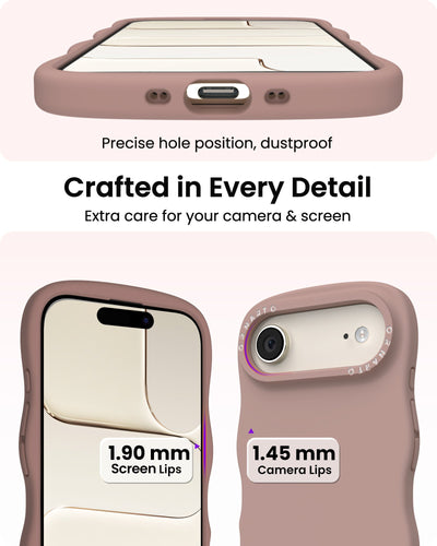 Gewelltes Flüssigsilikon für die iPhone 17 Serie