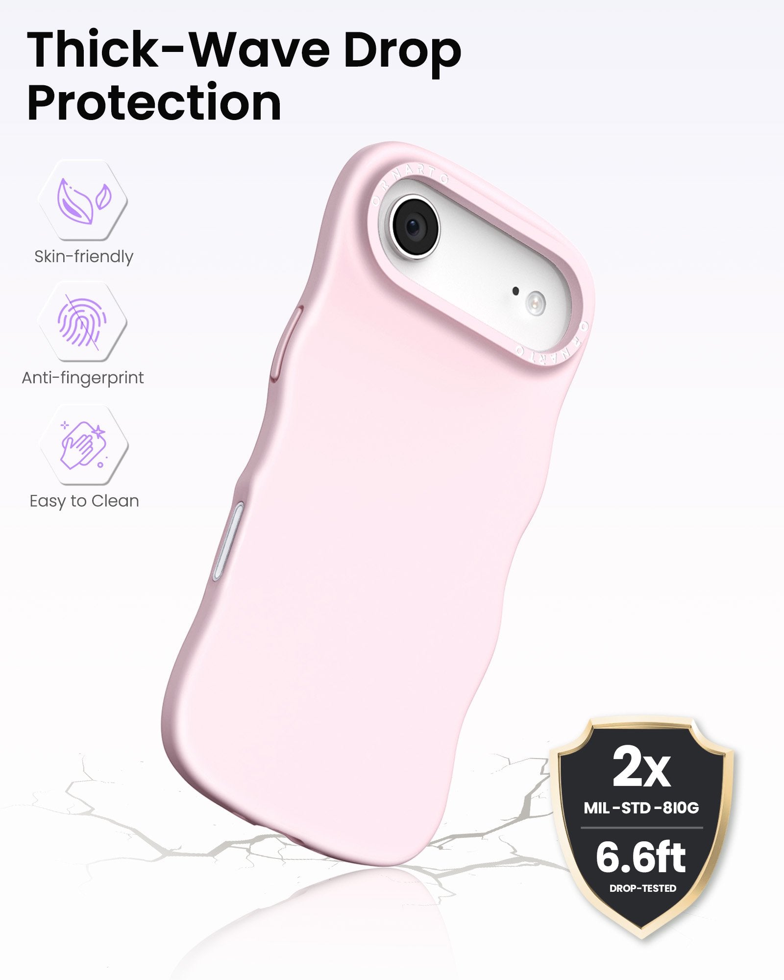 Wavy Liquid Silicone for iPhone 17 Series