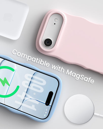 Wavy Liquid Silicone for iPhone 17 Series