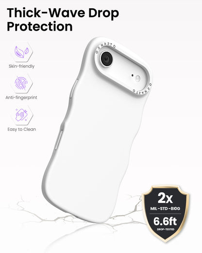 Wavy Liquid Silicone for iPhone 17 Series