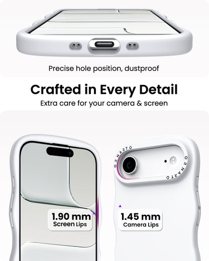 Wavy Liquid Silicone for iPhone 17 Series