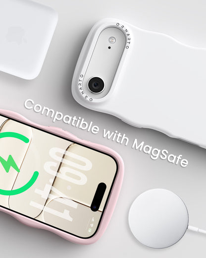 Wavy Liquid Silicone for iPhone 17 Series